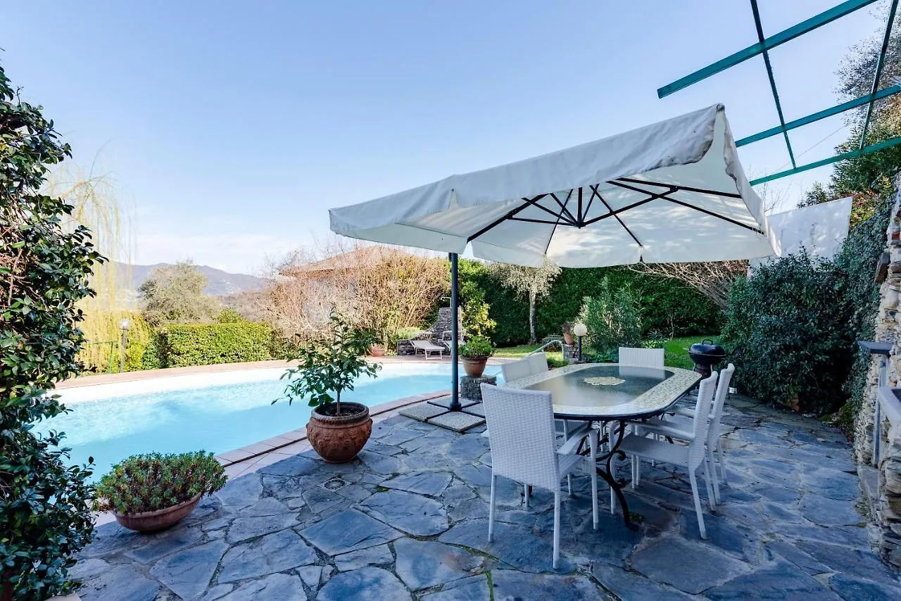 Villa Renetta With Swimming Pool And Jacuzzi And Parking Rapallo Appartamento