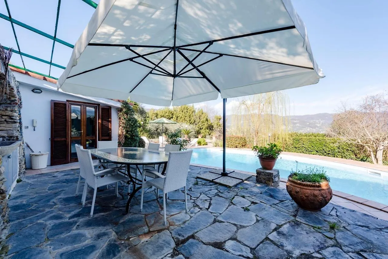 Villa Renetta With Swimming Pool And Jacuzzi And Parking Rapallo Appartamento