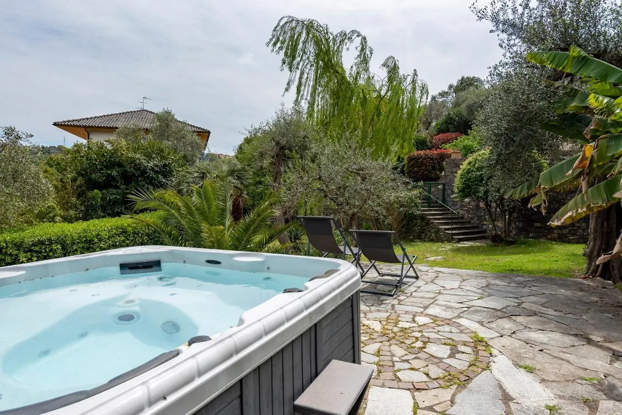 Villa Renetta With Swimming Pool And Jacuzzi And Parking Rapallo Appartamento
