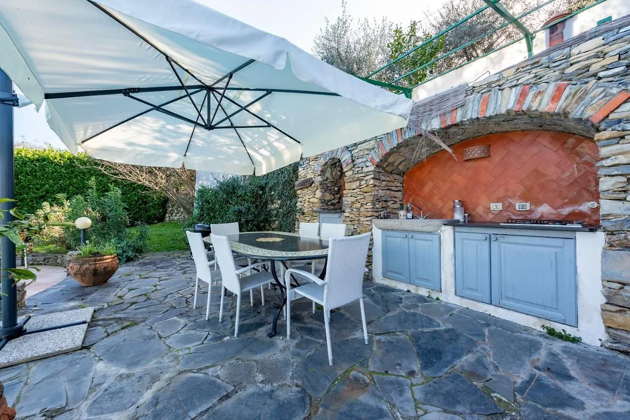 Villa Renetta With Swimming Pool And Jacuzzi And Parking Rapallo Apartment
