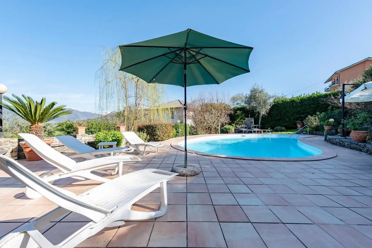Apartment Villa Renetta With Swimming Pool And Jacuzzi And Parking Rapallo